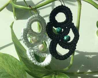 Moon Waves Earrings