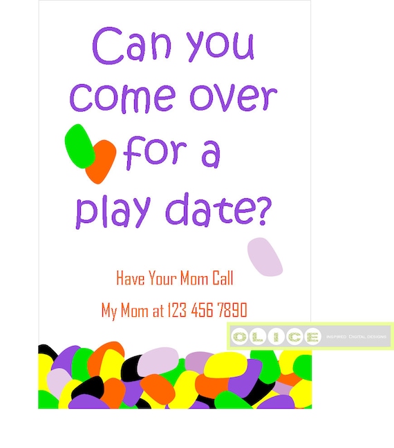 Playdate Birthday Party Invitations 6