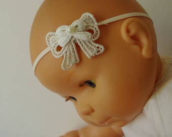 Strawberry ivory headband