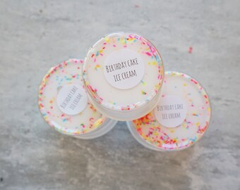 Birthday Cake Ice Cream Butter Slime- by Dream Slimes co.