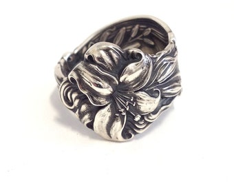 Sterling Silver Spoon Ring - circa 1903
