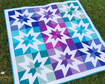 Aurora Borealis Quilt Pattern PDF