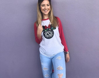 Disney Family Vacation Shirt | Disney Christmas Shirt | Vacation Shirt | Unisex Shirt | Minnie Ears | Christmas Lights