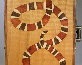 Snake Marquetry Box OOAK