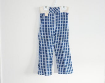Vintage Navy Plaid Pants