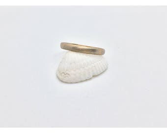 Mokume Gane 14k Yellow White and Rose Gold-Woodgrain Pattern
