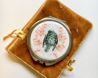 Deceased Crow Compact Mirror