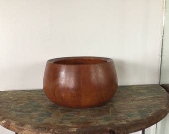 Danish Modern Dansk Medium Teak Bowl IHQ Jens Quistgaard