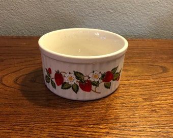 Sheffield Strawberries 'N Cream Ramekin - Japan 1970s