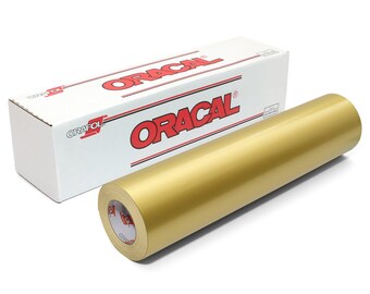 Oracal 651 Gold Metallic 091 Adhesive Vinyl 12 x 12" Sheets