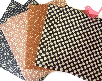 Scrap Pack - Japanese origami fabric paper lot 1