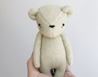 the dear ones | bear in celery green wool | ready to ship