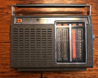 General Electric 7-2930B Transistor Radio - TV, AM, FM