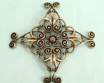 Filigree Wrap, Antique Gold, Trinity Brass AG90