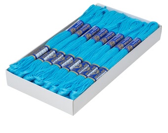24 Docking Embroidery/stick twist #5732 Aqua Turquoise