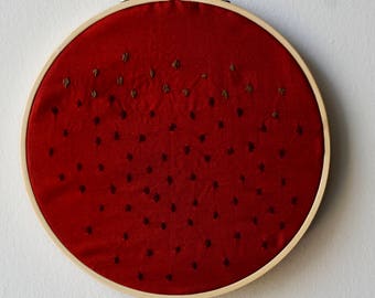 A Visual Guide to Violence Against Women in Canada (Series), Embroidery