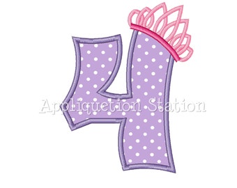 Princess numbers | Etsy