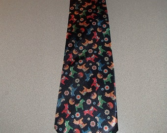 Swedish Dala Horse Neck Tie #NT238