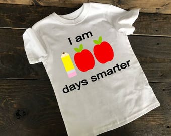 100 Days of School, School Shirt, Elementary School, Pre-K, Daycare, Kids Shirt