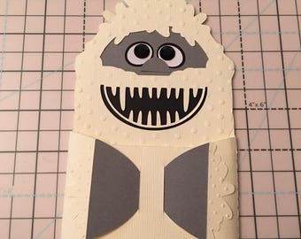 Bumble Yeti Christmas Gift Card Holder