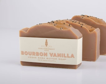 Bourbon Vanilla Soap - Handmade Soap - Cold Process Soap - Soap For Men - Husband Gift - Gift For Him - Fathers Day Gift