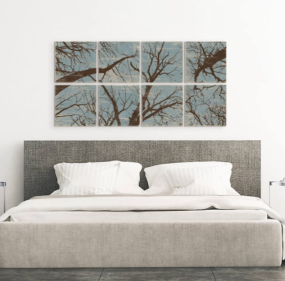 Extra Large Artwork Rustic Tree Wall Art Rustic Home Decor
