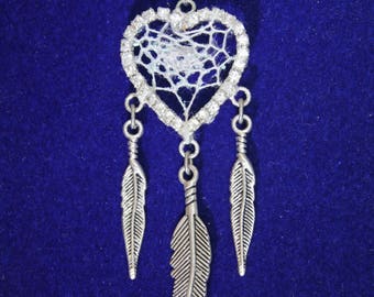 SALE! Dreamcatcher Gem Heart
