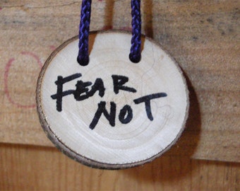 Photo magnet - Fear Not inspirational inscription