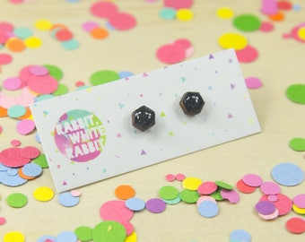 Midnight Glitter Super Mini Studs