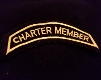 Harley Davidson Charter Member Patch
