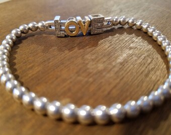 Sterling LOVE Bracelet
