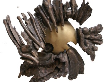 Sun Burst wall sculpture