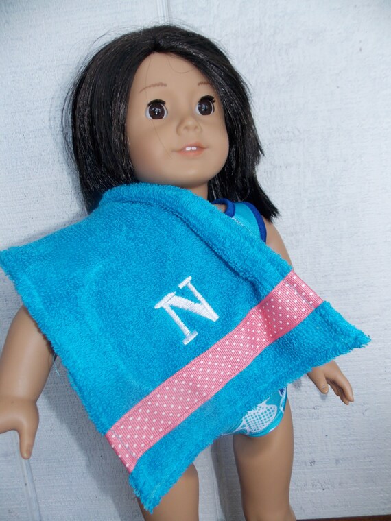 Items similar to Doll Beach Towel, 18 inch doll Accessories