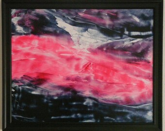 Flow series painting The Phoenix 40 x 50cm