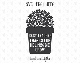 Free Free 231 Teacher Flower Pot Svg SVG PNG EPS DXF File