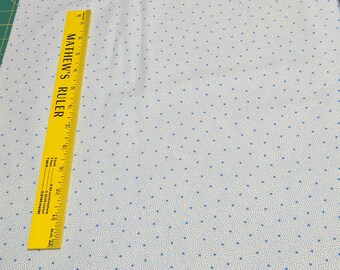 Penny's Dollhouse-Blue Polka Dots-Cotton Fabric (15097) by Darlene Zimmerman for Robert Kaufman Fabrics