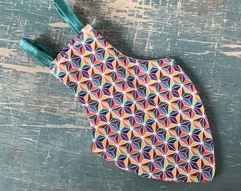 Geometric Rainbow Pigeon Pants