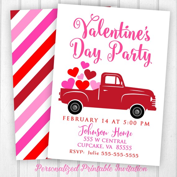 valentines party invitations