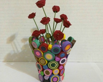 Paper Quilling 3d Flower Vase Hamle Rsd7 Org