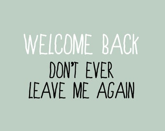welcome back card printable