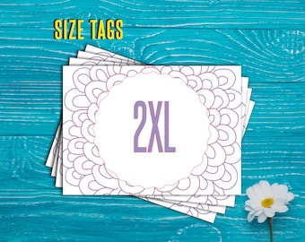 SaLe! SIZE Cards - Size Tags - Size Cards - Business - Marketing - Hanger Tags - Pricing Name Cards - Newly Released - Instant Download!
