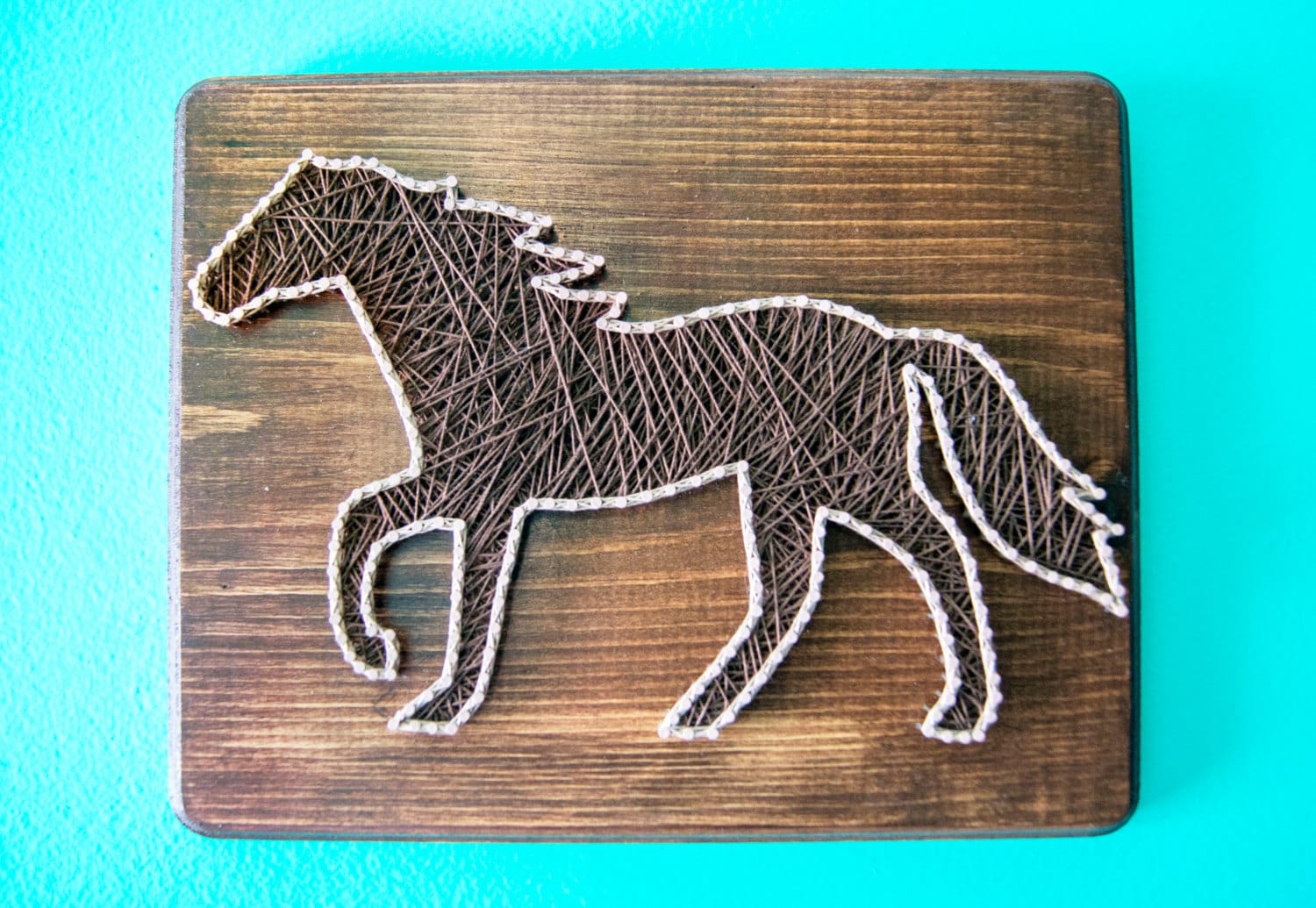 MADE TO ORDER Horse String Art Horse Home Decor Horse Art
