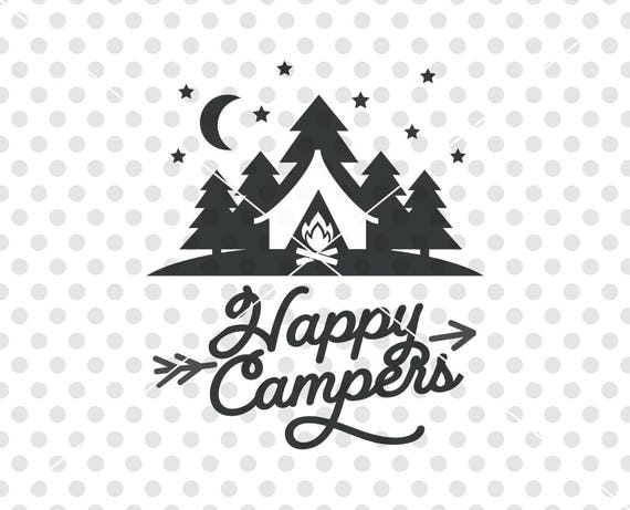 Download Happy Campers SVG DXF Cutting File Camper Svg Cutting File