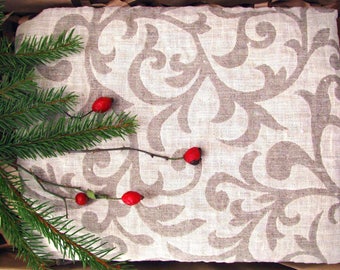 Jacquard Heavy Flax Rich Large Towel, Flax Bath Towel,Housewarming Gift, Wet Hair Towel, Linen SPA Towel, Flax Beach Towel, Flax Sport Towel