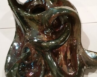 Raku sculpture