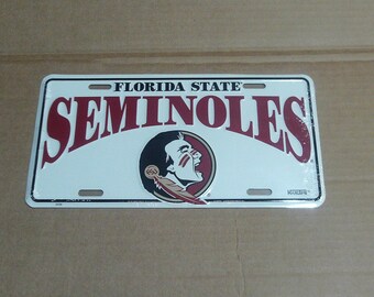 Florida State Seminoles License Plate