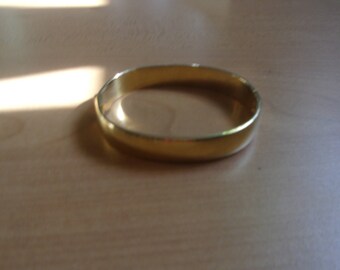 vintage bracelet bangle hinged goldtone monet