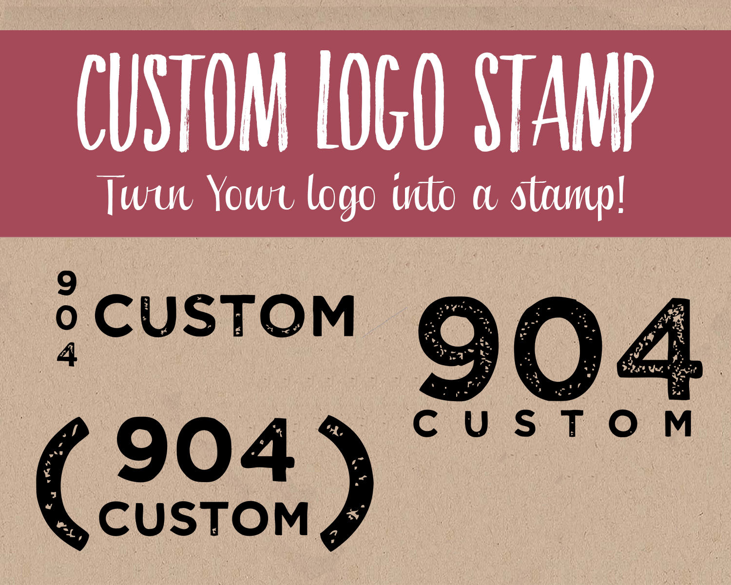 Custom Logo Stamp Custom Rubber Stamp with Logo Logo