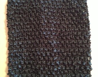 CLEARANCE SALE- Antique Blue 6" Crochet Tube Top for Tutu Dresses