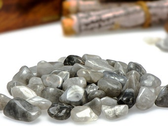 Cat's Eye Tumbled Polished Gemstone - Stone for Celestial Balance